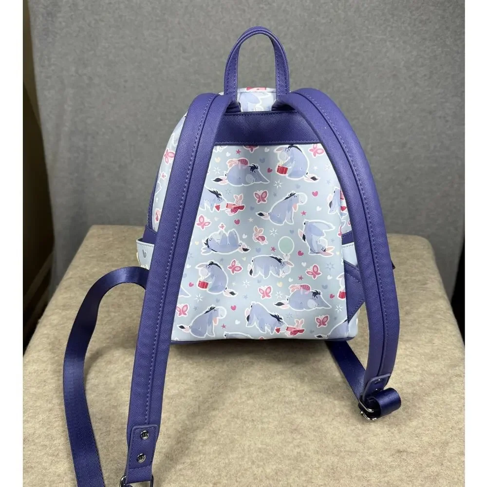 Loungefly Disney Winnie the Pooh Eeyore and Piglet Butterfly Mini Backpack